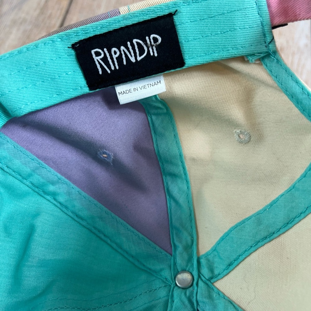 Teddy Fresh Ripndip Colorful Hat Baseball Cap Adjustable Strap - Picture 5 of 6